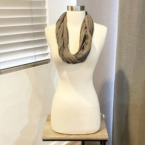 K.I.T. Accessories gray infinity scarf